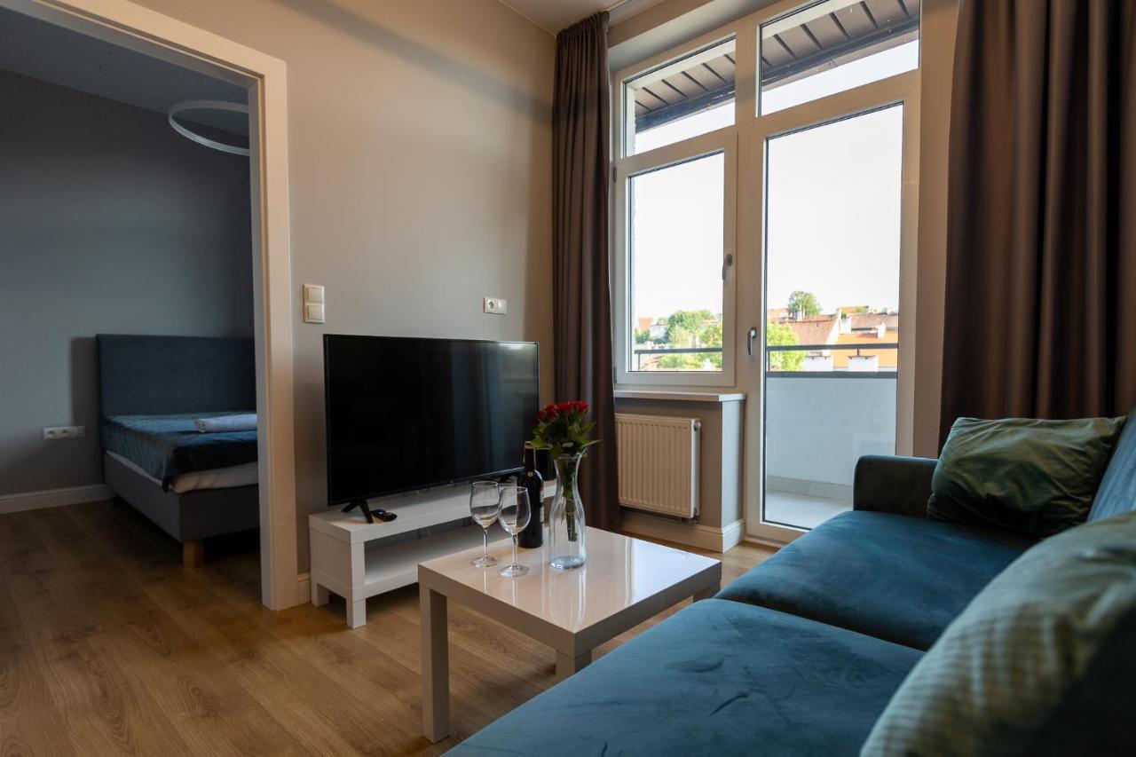 Ostroda City Center Pko Lake Apartments Balcony Exterior foto